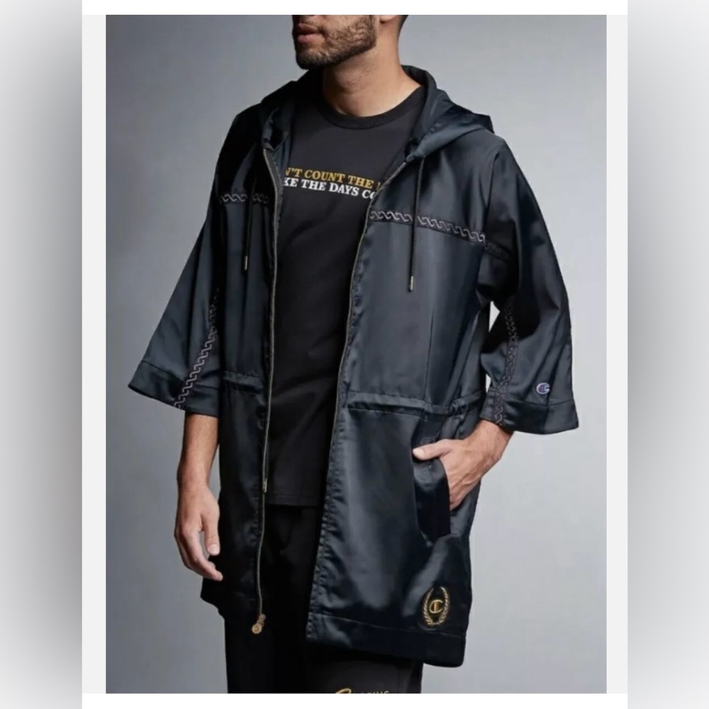 Champion X Muhammad Ali Satin Boxing Robe Jacket - Picture 2 of 8